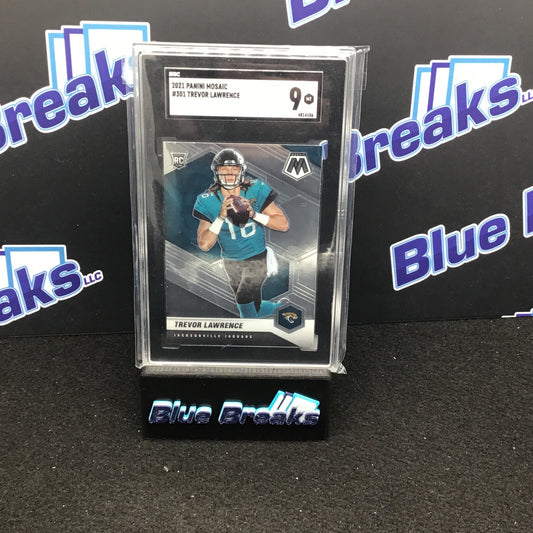 2021 Panini Mosaic - Trevor Lawrence - 301 - Jacksonville Jaguars - SGC 9
