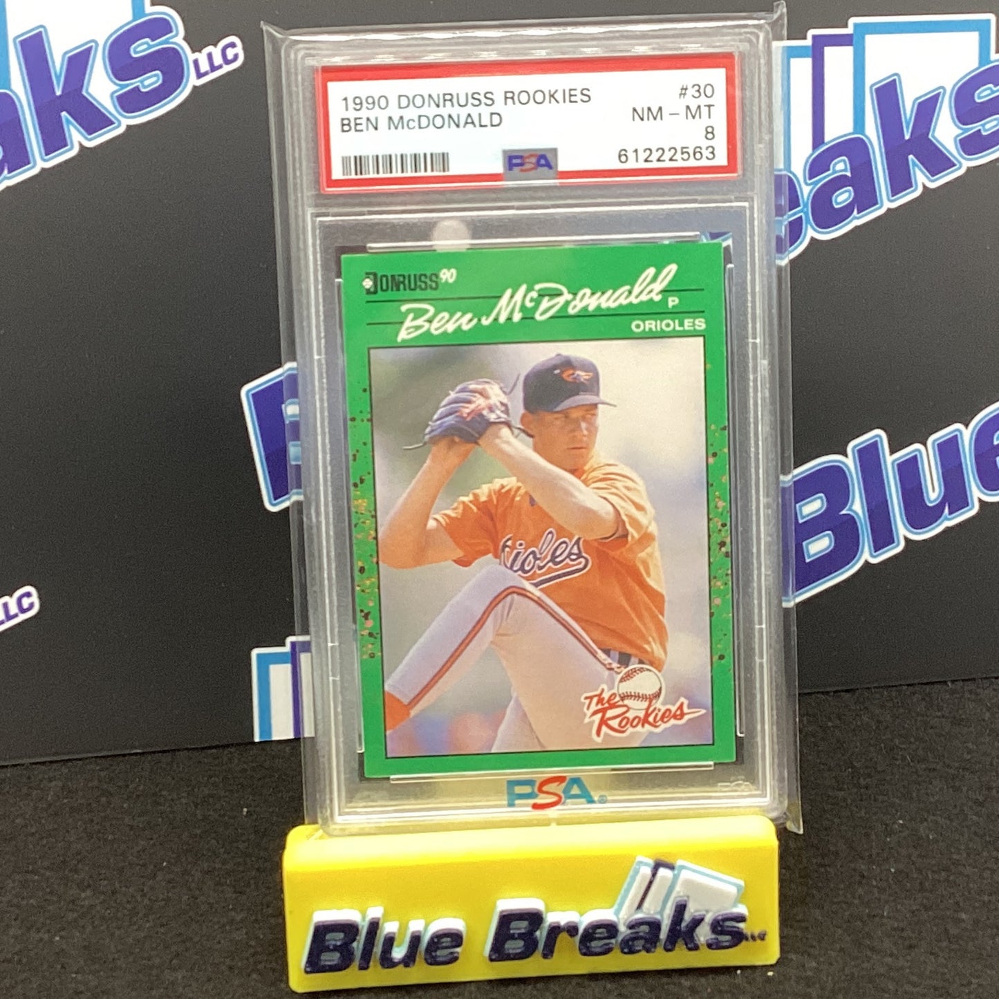 1990 Donruss Rookies - Ben McDonald #30 PSA 8