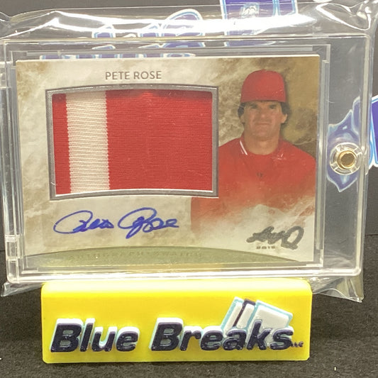 2015 Leaf - Pete Rose Auto & Relic