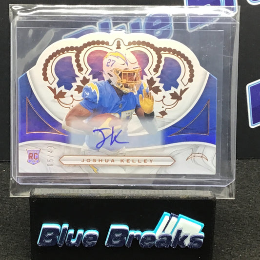 2020 Crown Royale - Joshua Kelley - 5/49 - San Diego Chargers