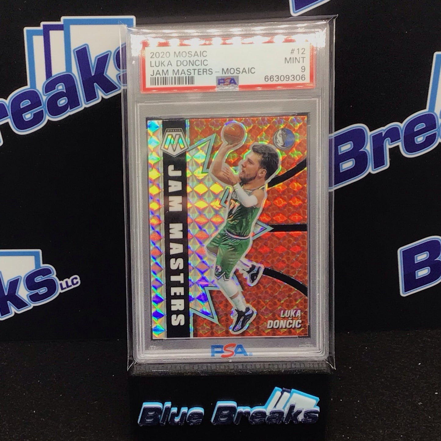 2020 Panini Mosaic Jam Masters Luka Doncic #12 PSA 9 Mavericks