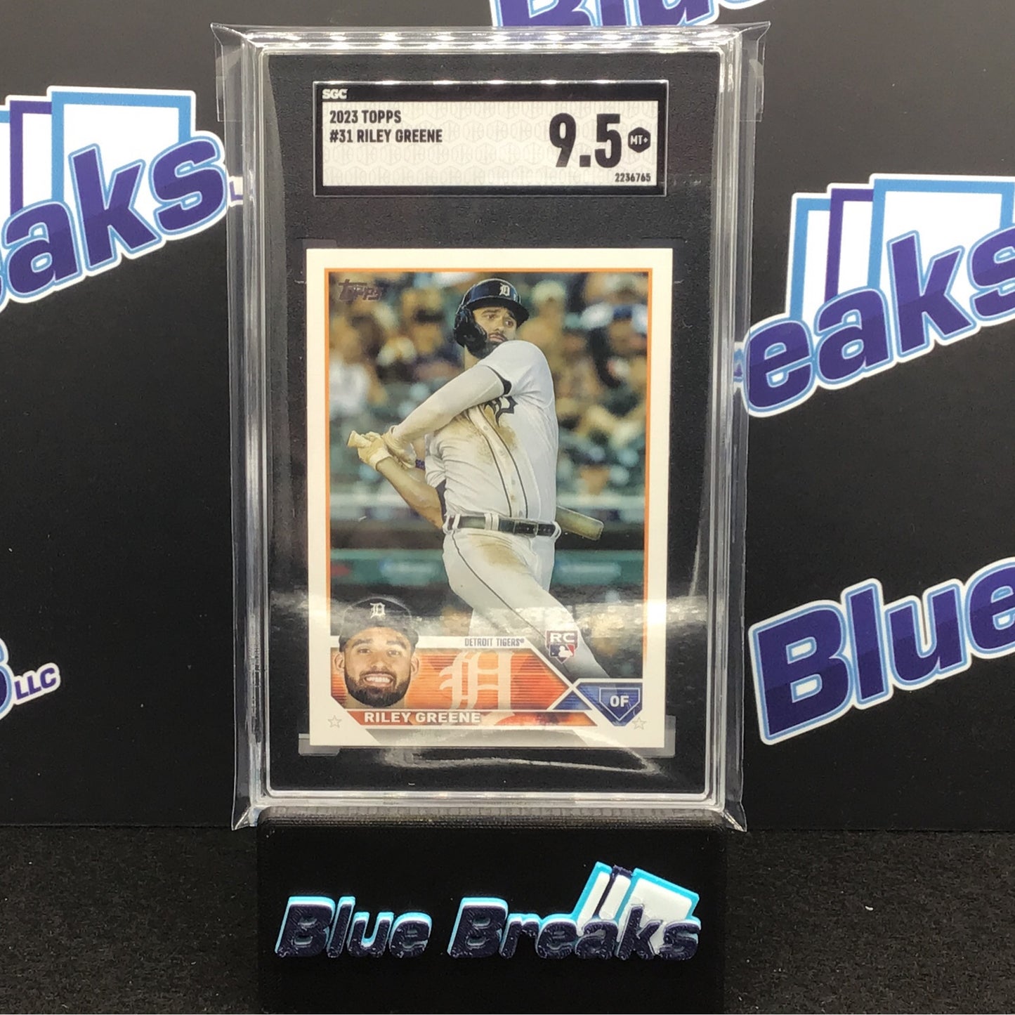 2023 Topps Series One Riley Greene #31 SGC 9.5