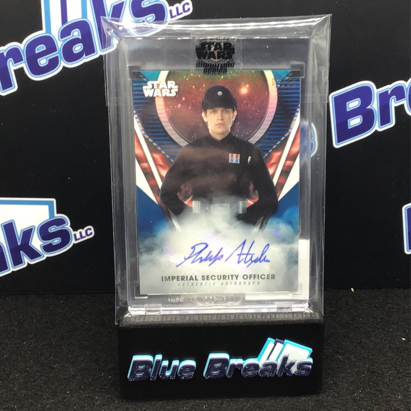 2023 Topps Star Wars Signature Series Imperial Security Officer Philip Alexander auto 02/50 #A-PA The Mandalorian