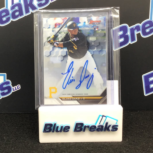 2016 Bowman's Best Refractor Elias Diaz auto #B16-ED Pirates