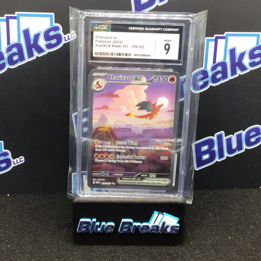 2023 Pokémon Charizard EX Scarlet & Violet 151 - 199/165 CGC 9