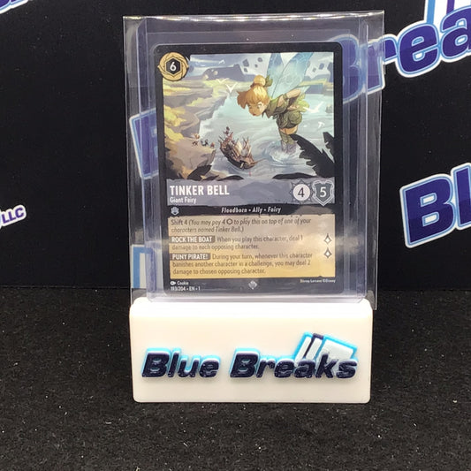 2023 Disney Lorcana The First Chapter TinkerBell Giant Fairy #193/204