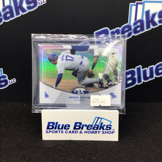 2024 Topps Chrome Shohei Othani 50/50 SB 35 #72 Dodgers