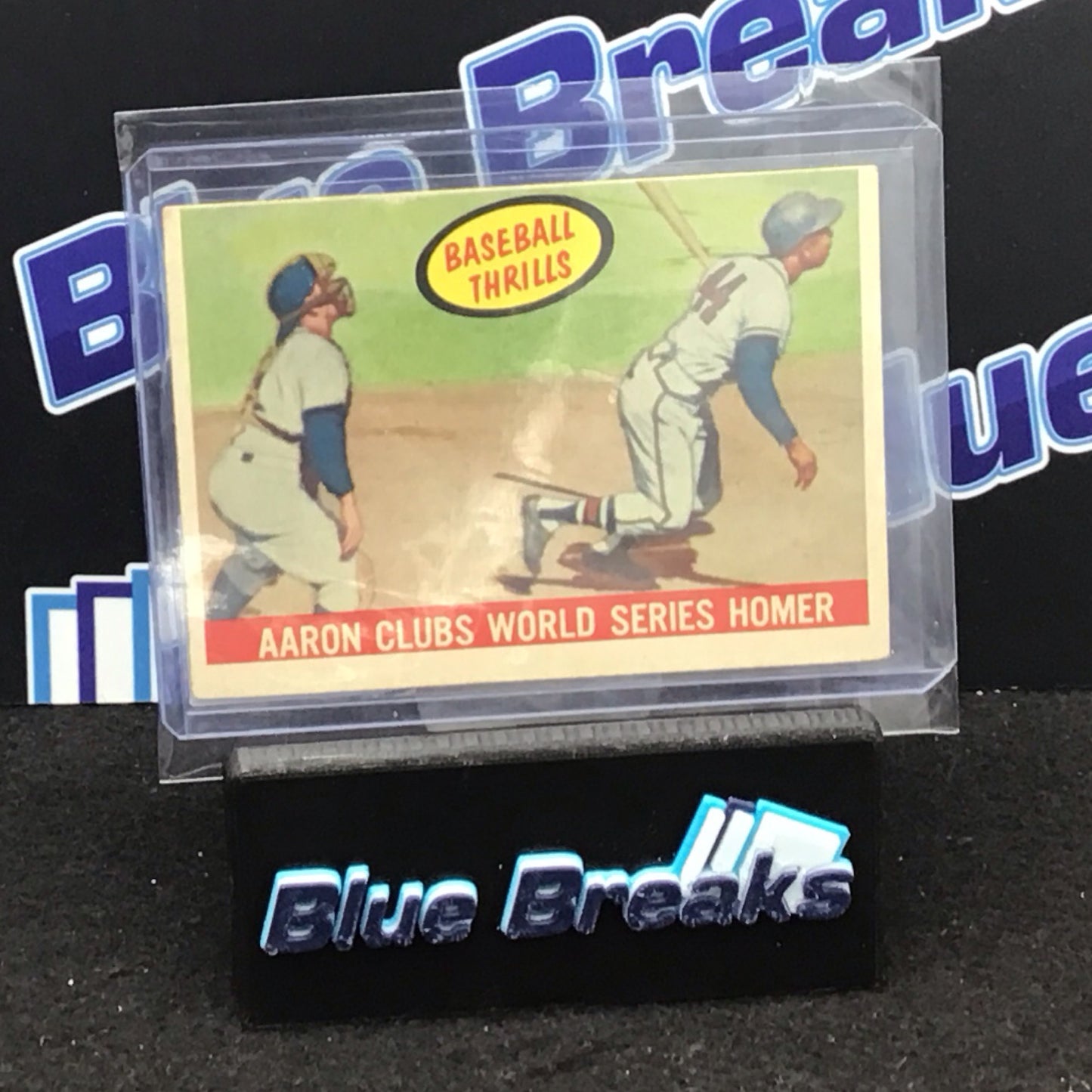1959 Topps Aaron Clubs World Series Homer 467 Braves