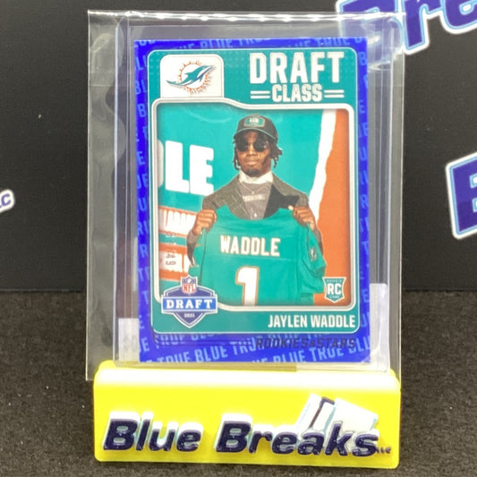 2021 Panini Rookies & Stars Draft Class True Blue Jaylen Waddle 37/49 #DC-6