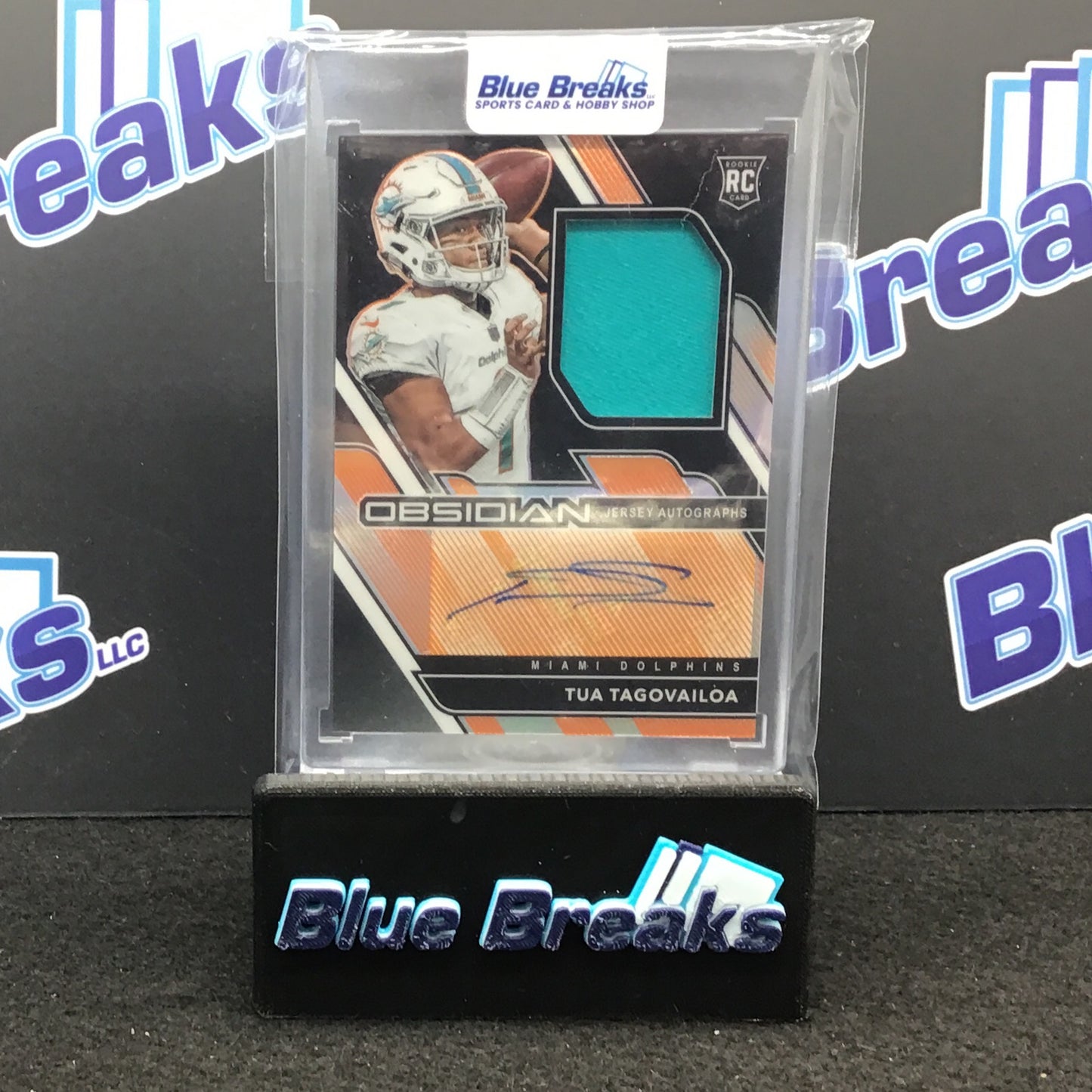 2020 Panini - Obsidian - Tua Tagovailoa - Orange - 53/75 - Miami Dolphins