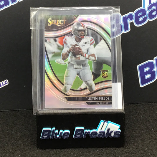 2021 Panini Chronicles Select Draft Picks Refractor Justin Fields RC #259 Buckeyes / Bears