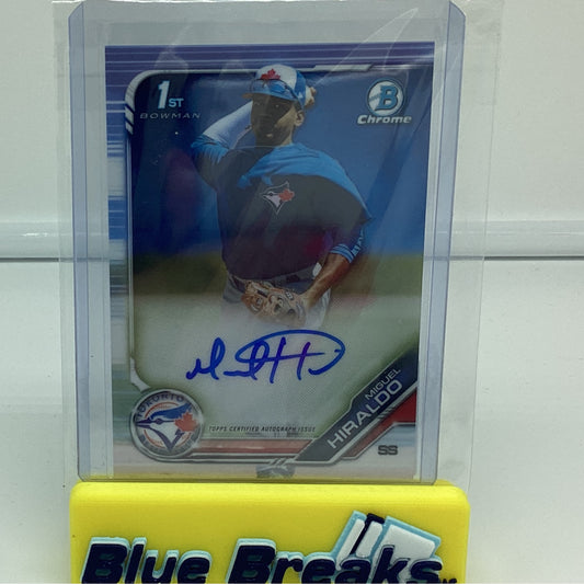 2019 Bowman Chrome - Miguel Hiraldo
