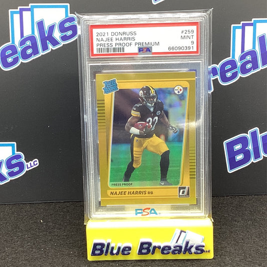 2021 Panini Donruss Press Proof Premium PSA Mint 9 259