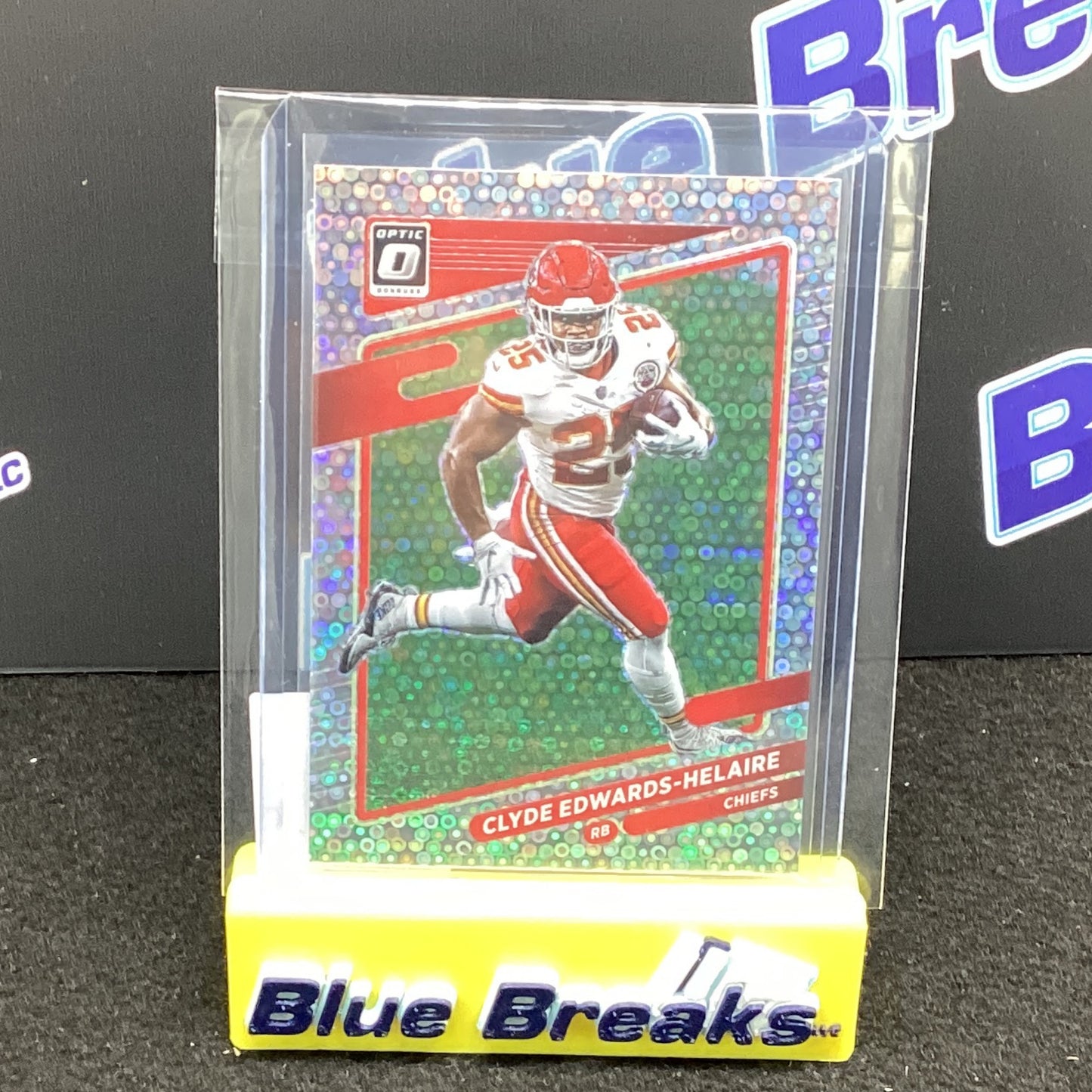 2021 Panini Donruss Optic Silver Circles Clyde Edwards-Helaire 025/125 35 - Kansas City Chiefs