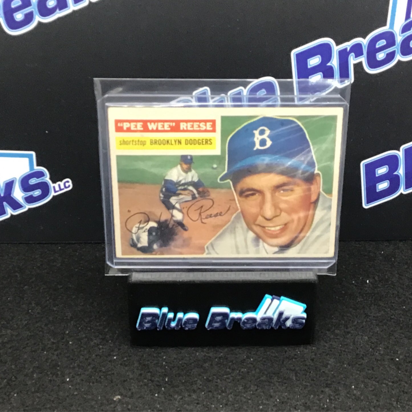 1956 Topps - Pee Wee Harold Henry Reese - 260 - Brooklyn Dodgers