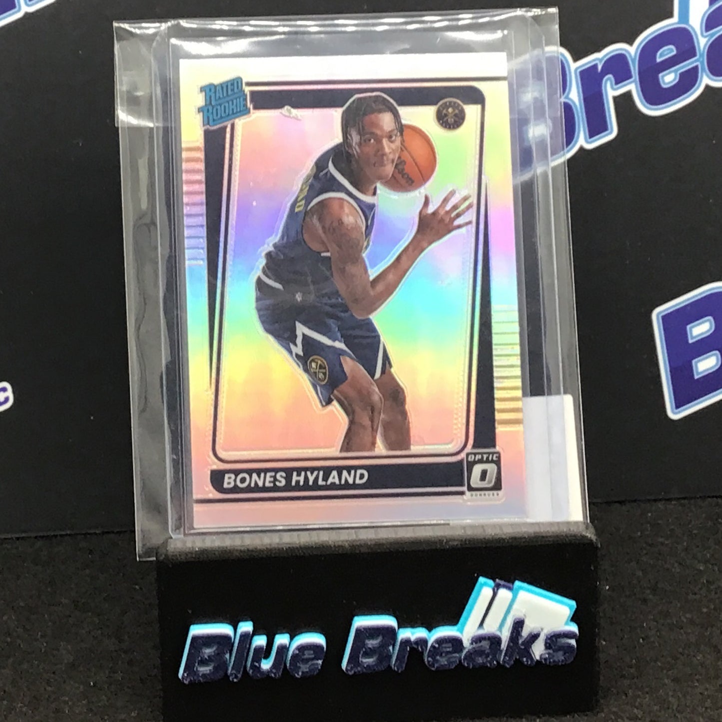 2021-22 Panini Donruss Optic Refractor Bones Hyland