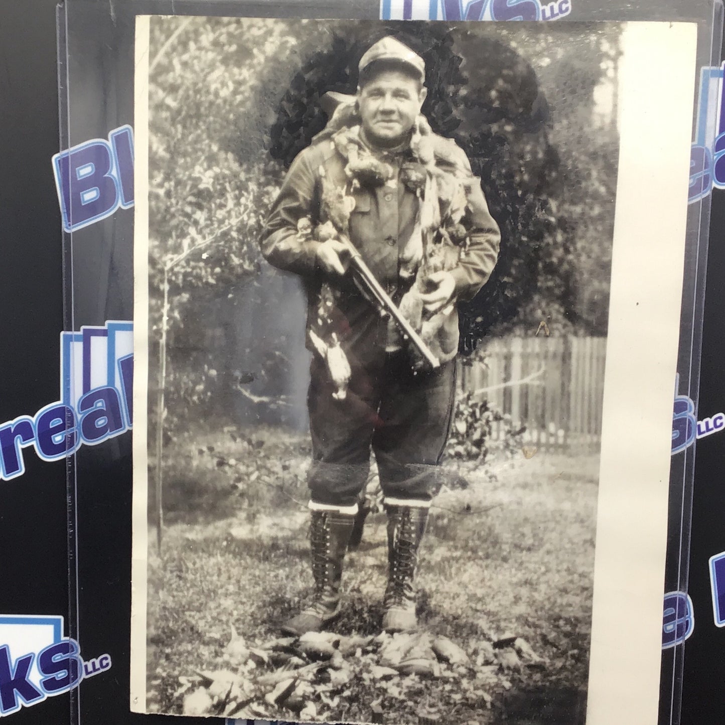 1936 Babe Ruth Wire Photo Type 1 Originial (Hunting)