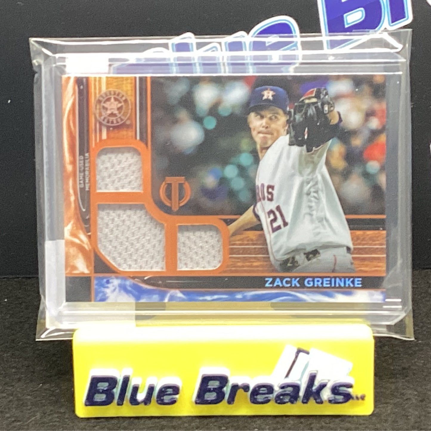 2022 Topps Tribute Zack Greinke triple relic 25/25