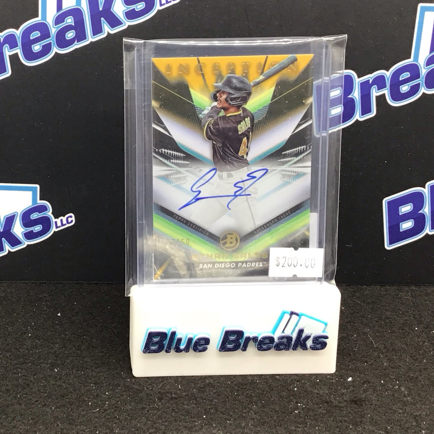 2023 Bowman Inception gold Ethan Salas auto 27/50 #BPA-ES Padres