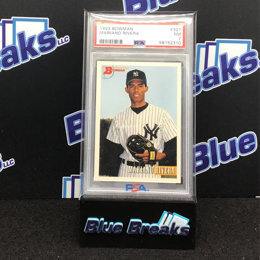 1993 Bowman Mariano Rivera #327 PSA 7 Yankees