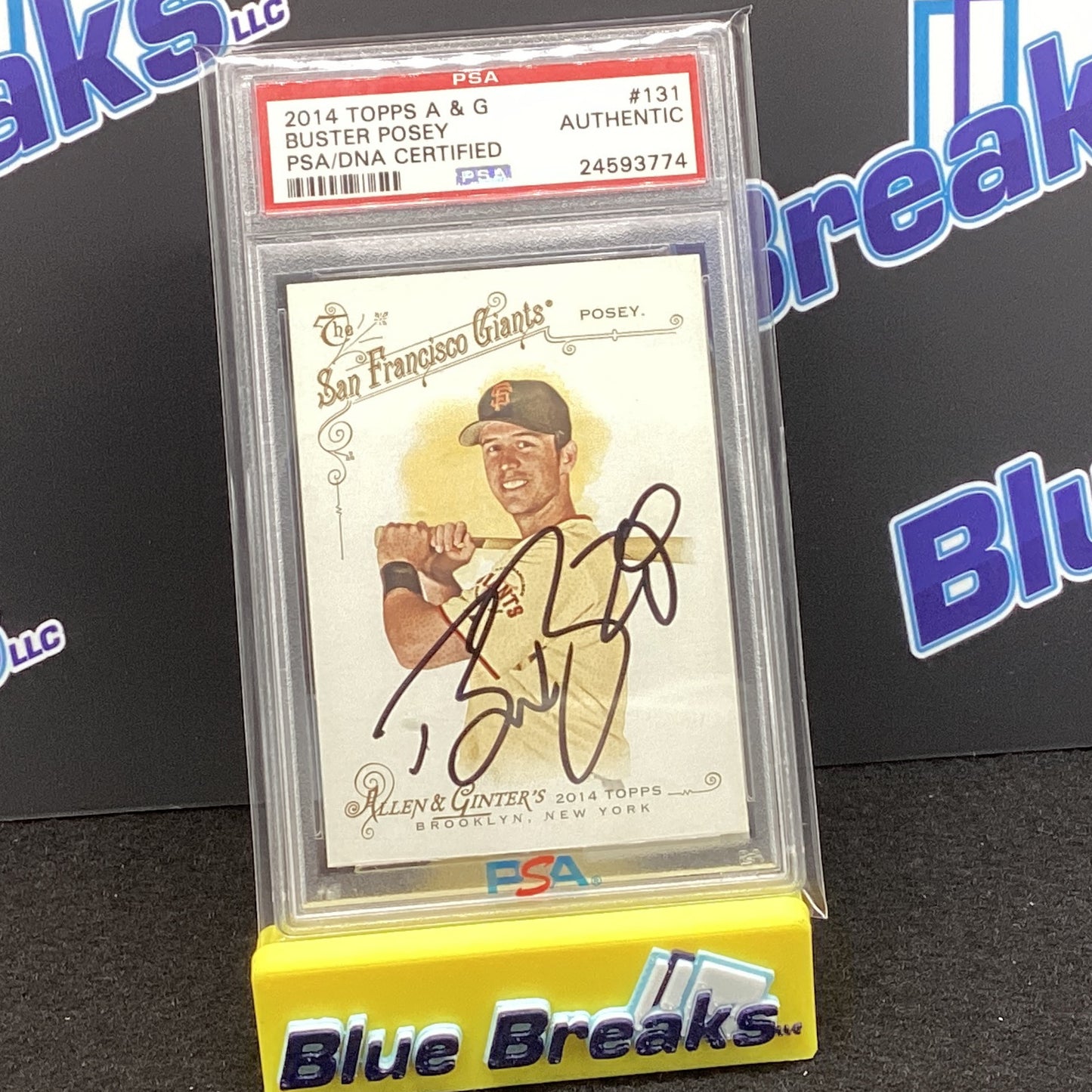 2014 Topps Allen & Ginter Buster Posey authentic auto