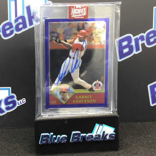 2023 Topps Archives - Garret Anderson - 1/1 - Los Angeles Angels