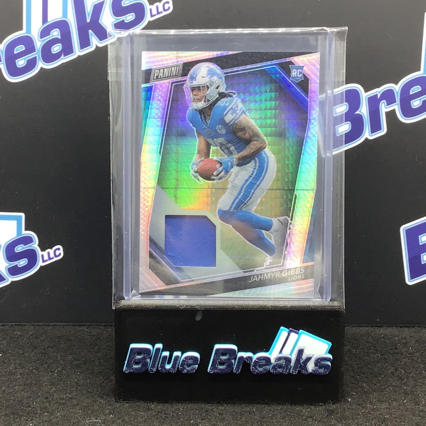 2023 Panini - National VIP - Patch - Jahmyr Gibbs - Detroit Lions - 13/23