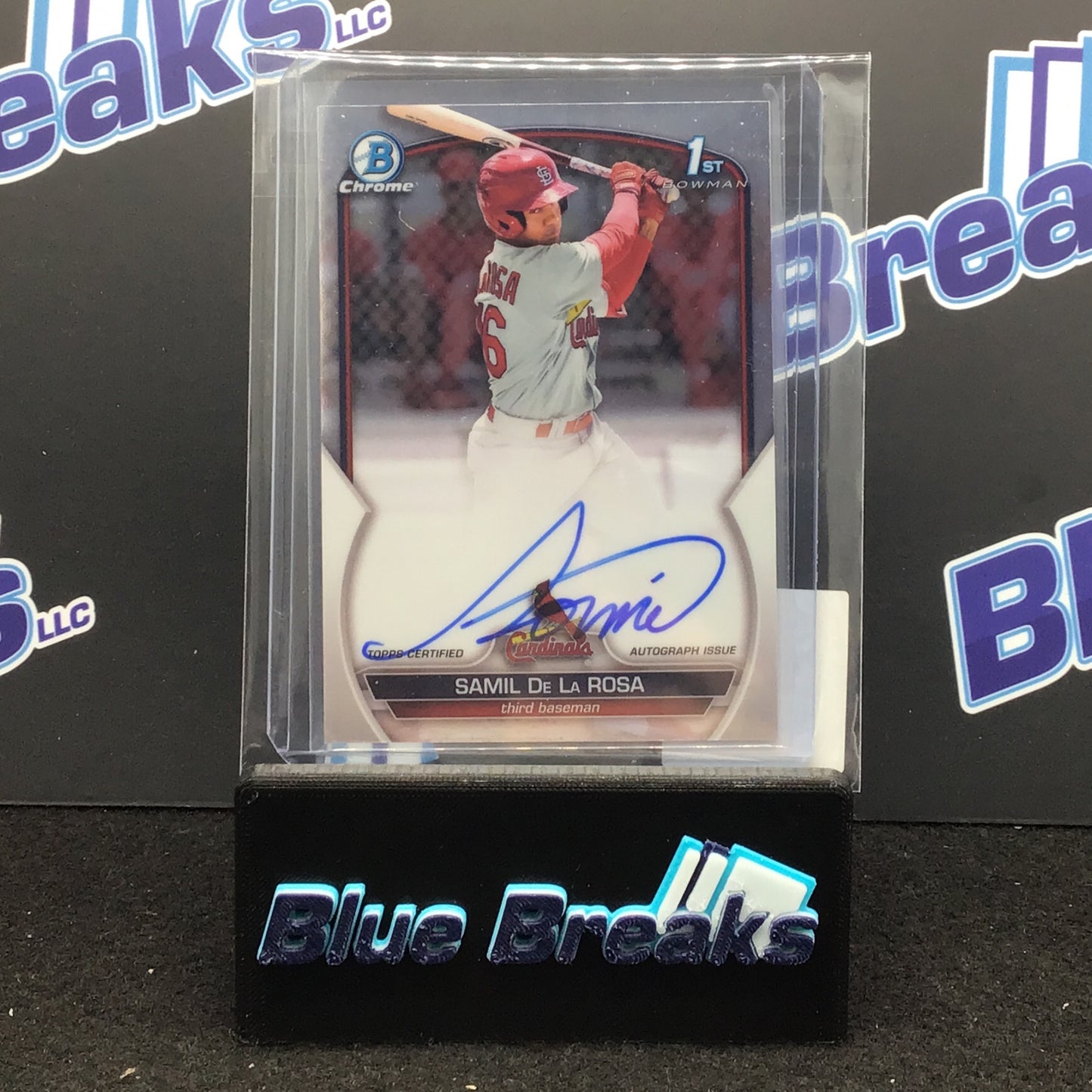 2023 Bowman Chrome 1st Bowman Samil De La Rosa auto #CPA-SD Cardinals