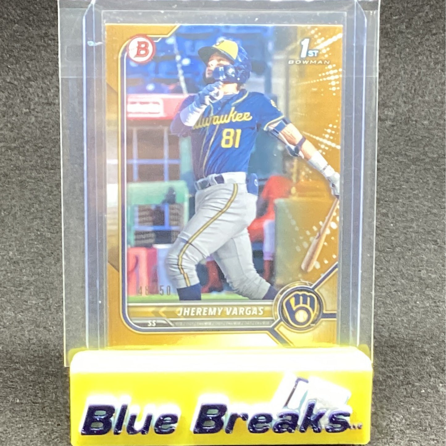 2022 Bowman 1st Jheremy Vargas 46/50 BP-144