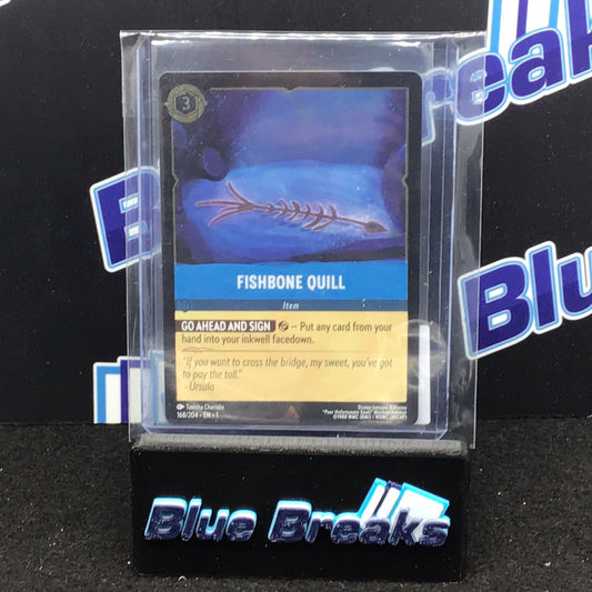 2023 Disney Lorcana The First Chapter Fishbone Quill 168/204