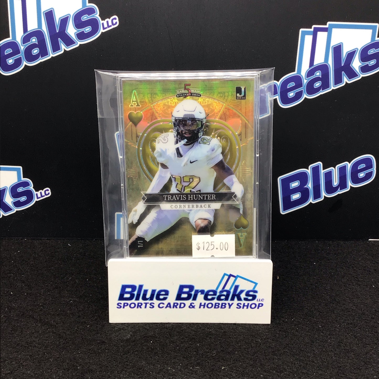 2023 Wild Card Stacked Deck Travis Hunter 1/1 #SD-TH Colorado Buffaloes