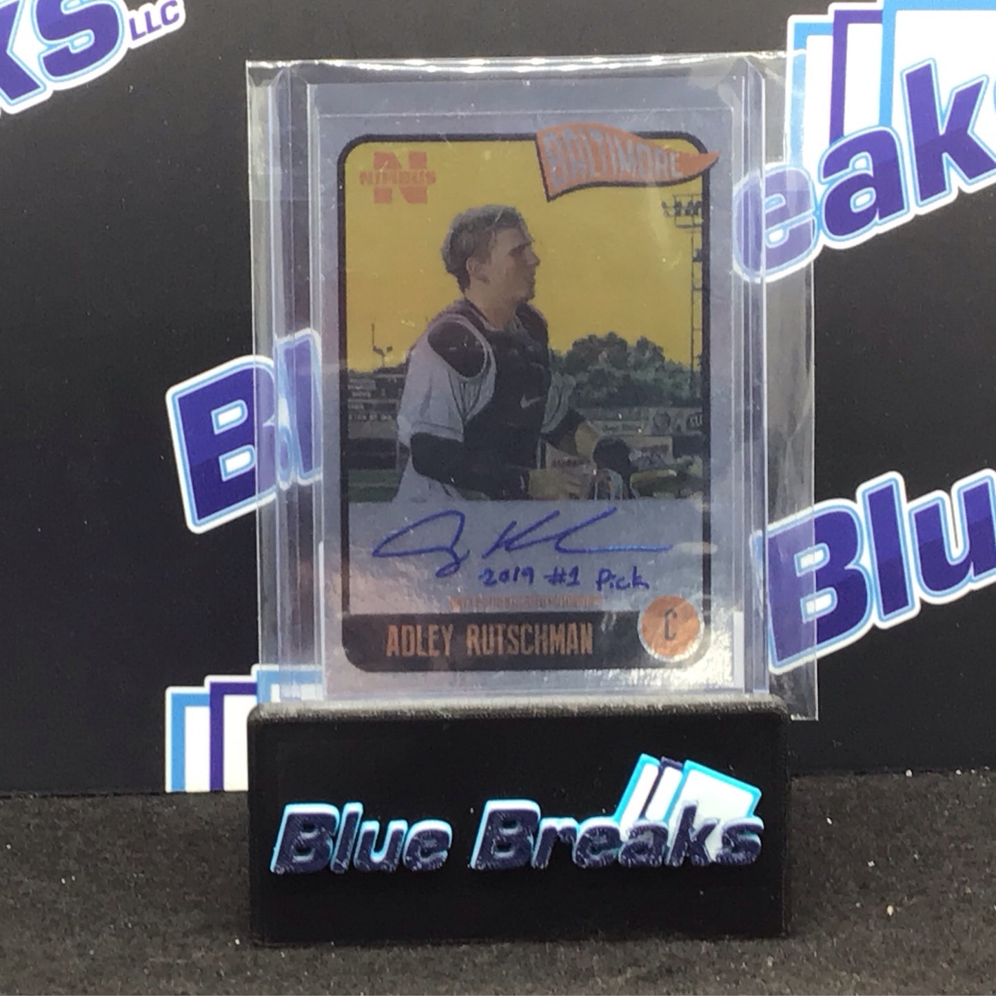 2020 Onyx Nimbus Adley Rutshcman auto inscription 8/12 #NAAD Orioles