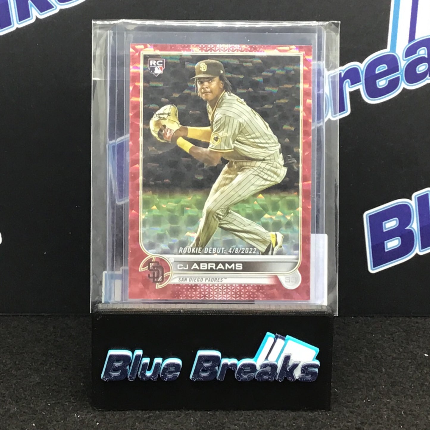 2022 Topps Update Red Foil Parallel CJ Abrams 188/199 RC #US327 Padres