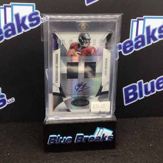 2009 Panini Certified Freshman Fabric Josh Freeman auto relic 051/149 #229 Buccaneers