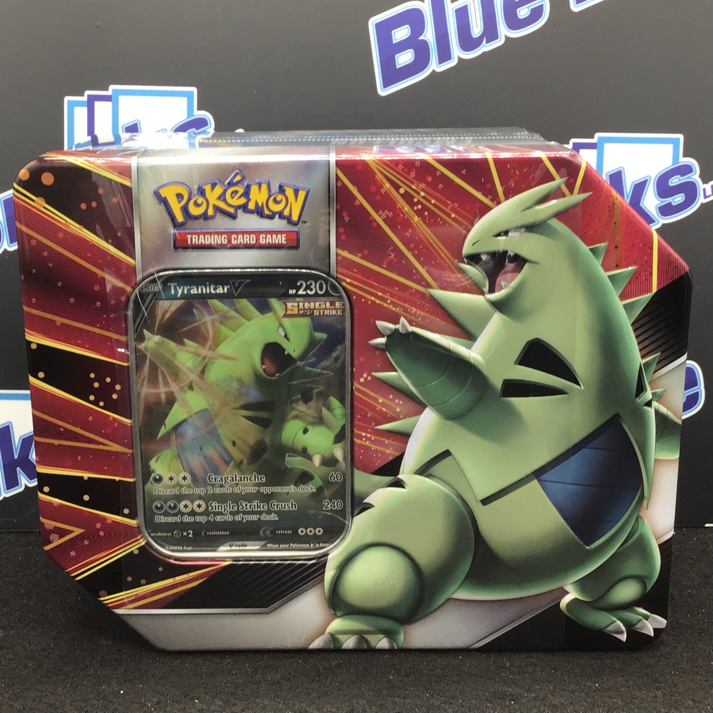 Pokémon Tyranitar V Heroes Tin