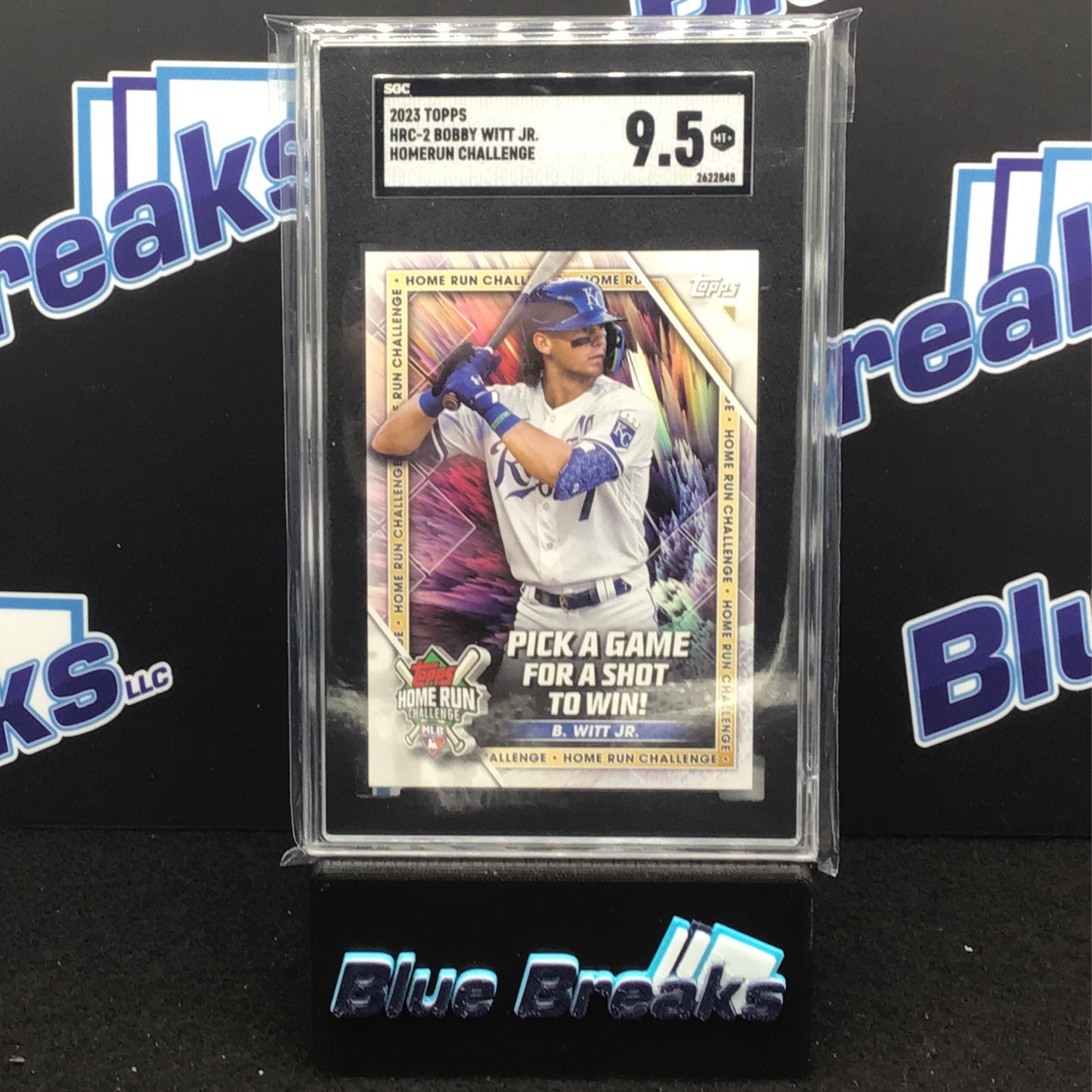 2023 Topps Home Run Challenge Bobby Witt Jr HRC-2 SGC 9.5 Royals