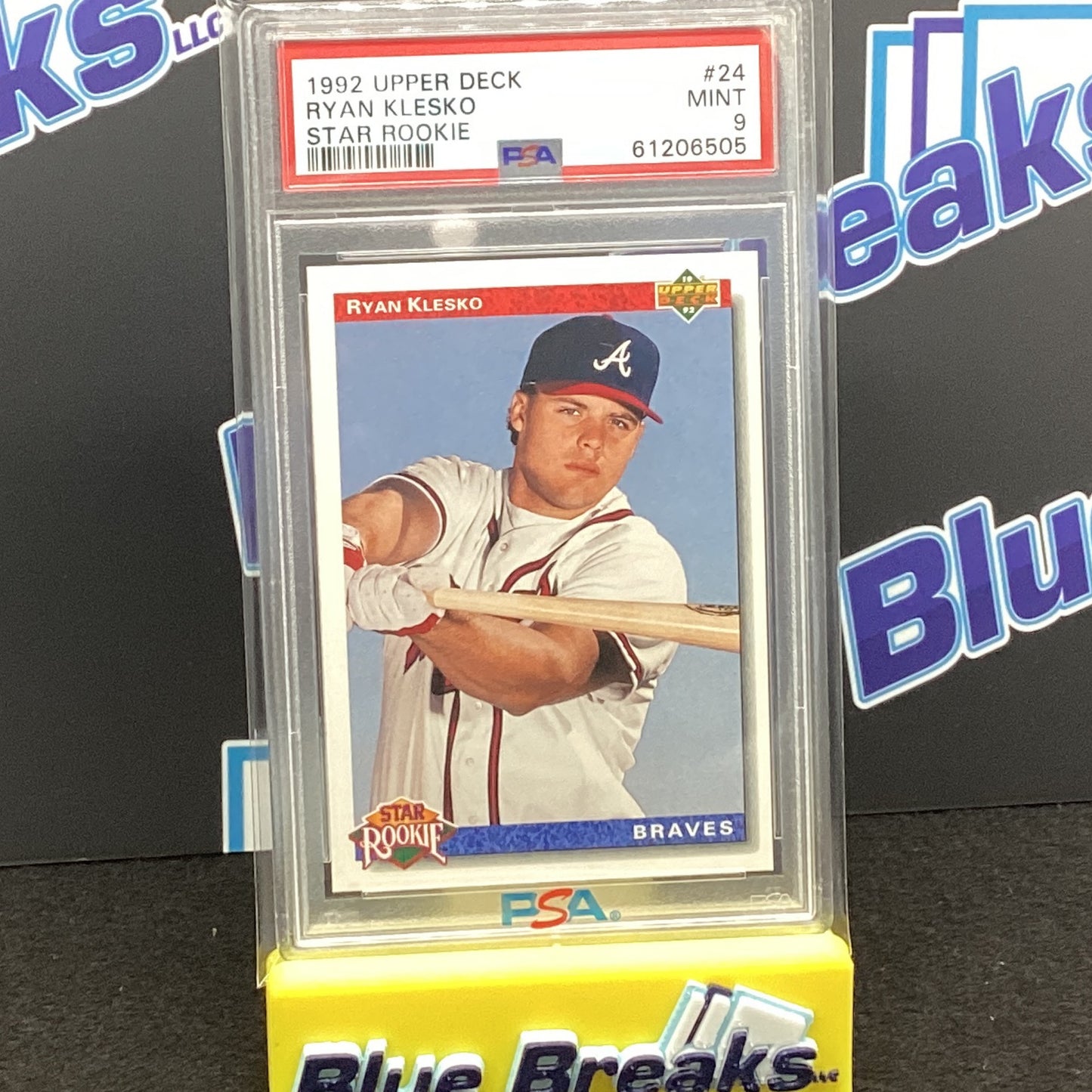 1992 Upper Deck - Ryan Klesko #24 PSA 9