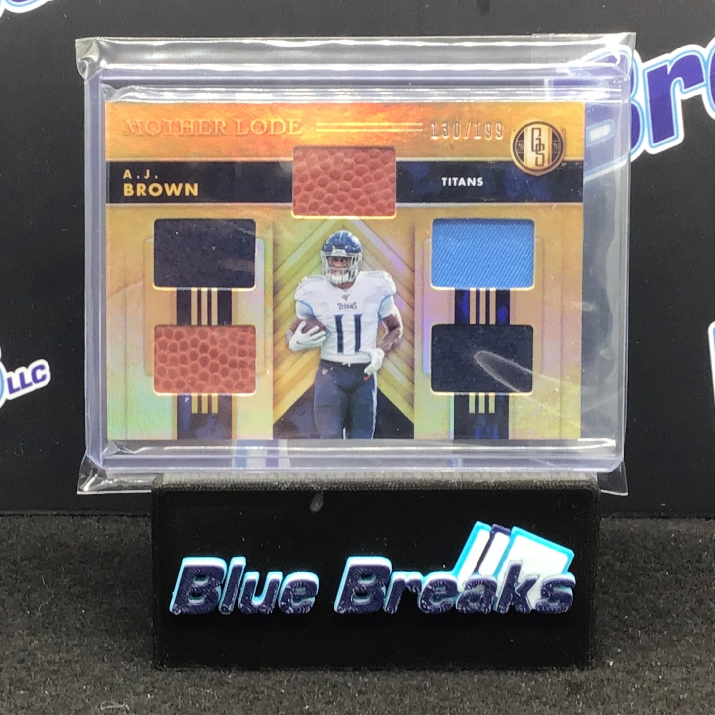 2020 Panini - A J Brown - Gold Standard - Tennessee Titans - Motherlode - 130/199