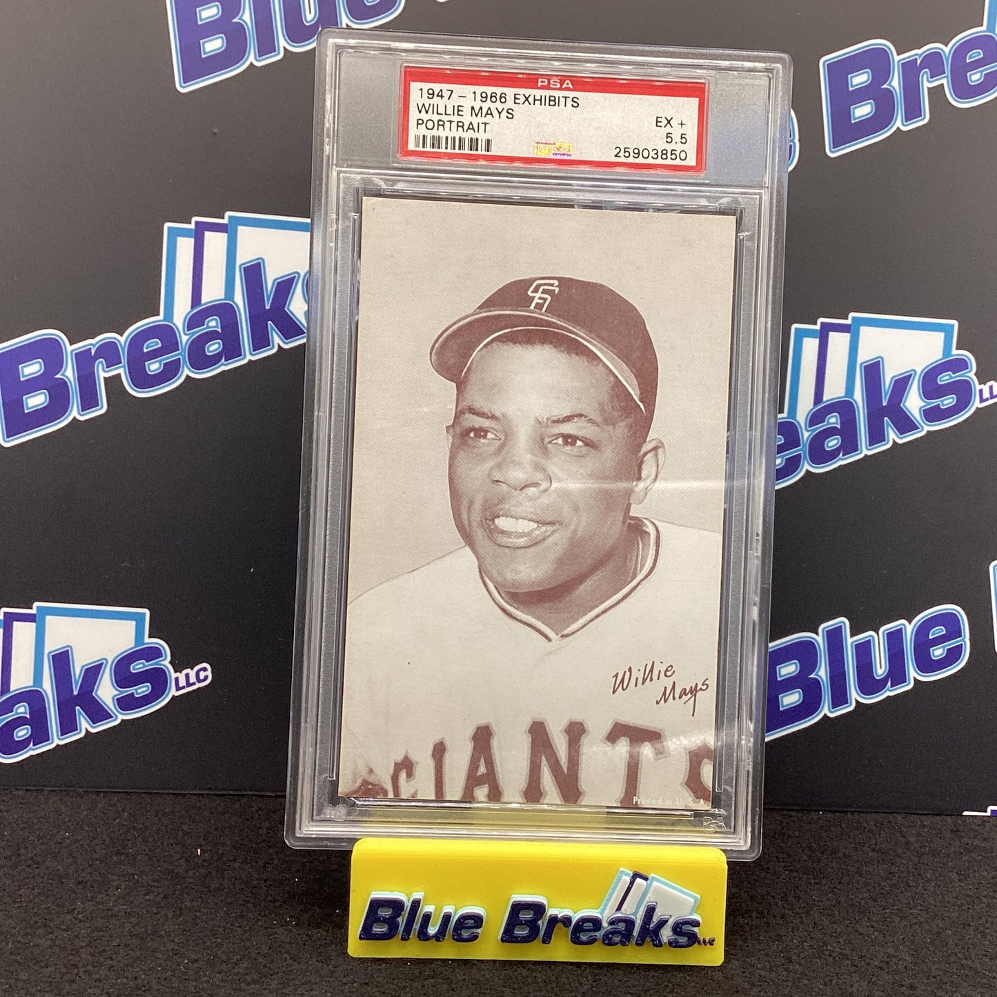 1947-1966 Exhibits Willie Mays Portrait - PSA 5.5
