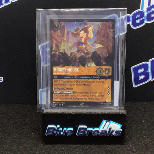 2024 Disney Lorcana Urusla's Revenge Mickey Mouse 16/204