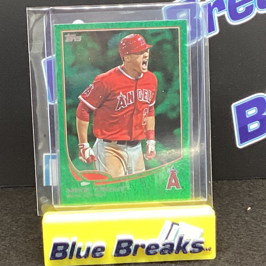 2013 Topps - Mike Trout #338 Emerald - LA Angels