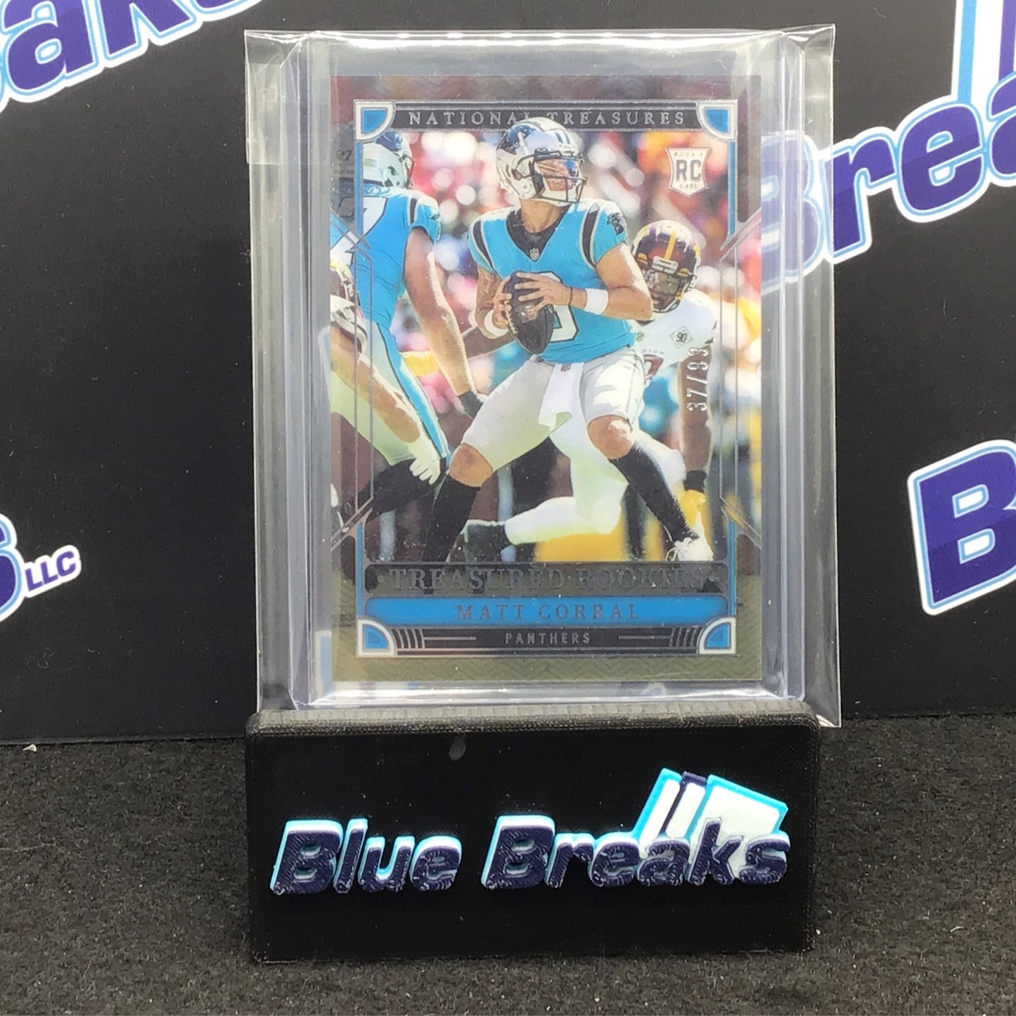 2022 Panini - National Treasures - Treasured Rookies - Matt Corral - 37/99 - RC - #TRO-MCO - football - Carolina Panthers