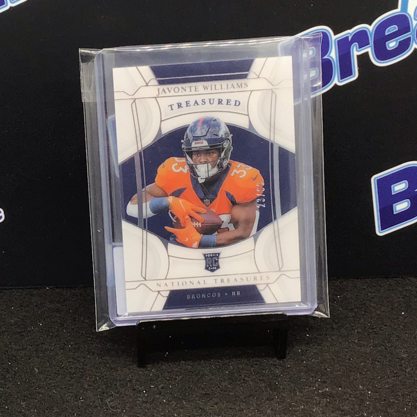 2021 Panini National Treasures Treasured Rookies Javonte Williams 23/99 RC #TRC-15 Broncos