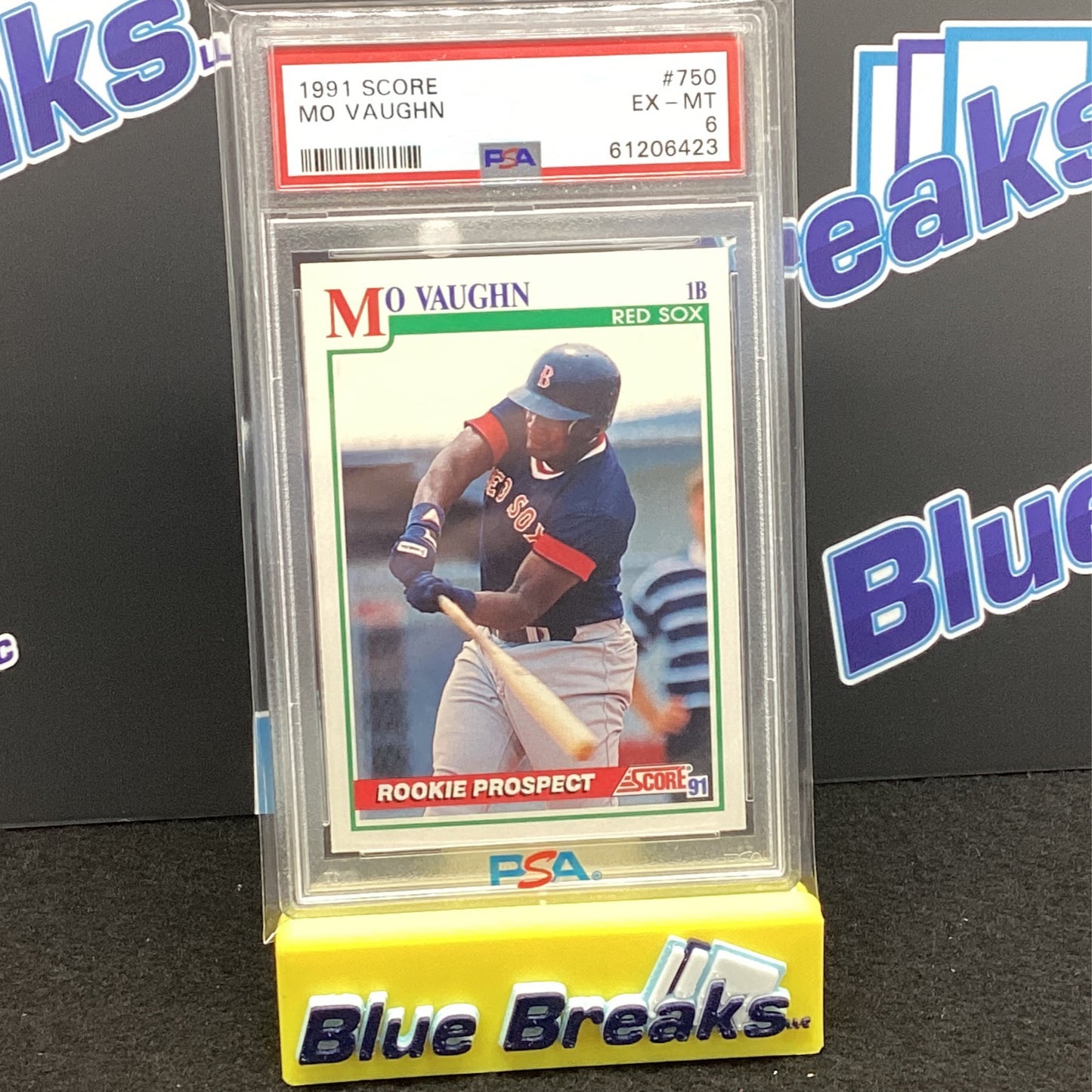 1991 Score - Mo Vaughn #750 PSA 6
