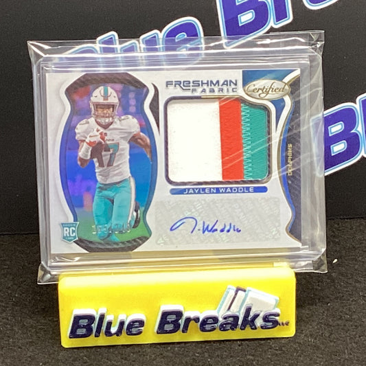 2021 Panini Certified - Jaylen Waddle 165/249 Miami Dolphins