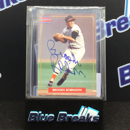 1996 Major League Baseball Players Alumni Legends Brooks Robinson auto Orioles