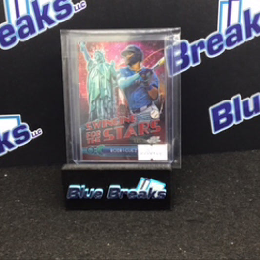 2024 Topps Chrome Swinging for the Stars Julio Rodriguez 1/5 #STS-14 Mariners