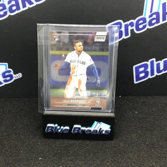 2022 Topps Stadium Club Chrome - Julio Rodriguez - 148 - Rookie - Seattle Mariners