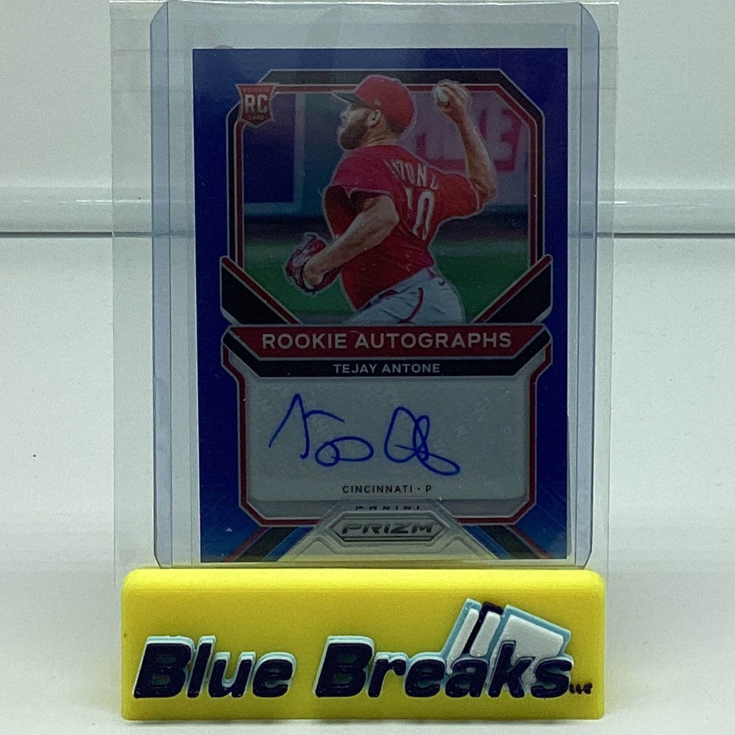 2021 Prizm blue - Tejay Antone auto 14/50 #RA-TA Reds