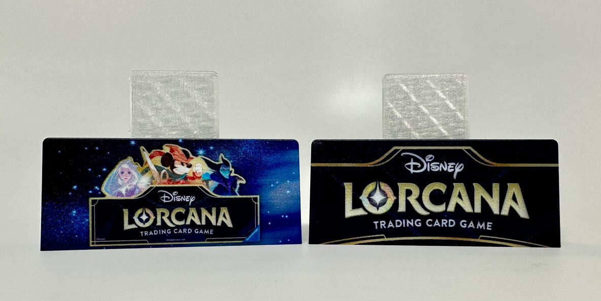 Mickey, Elsa & Maleficent Lorcana Disney Display Stand